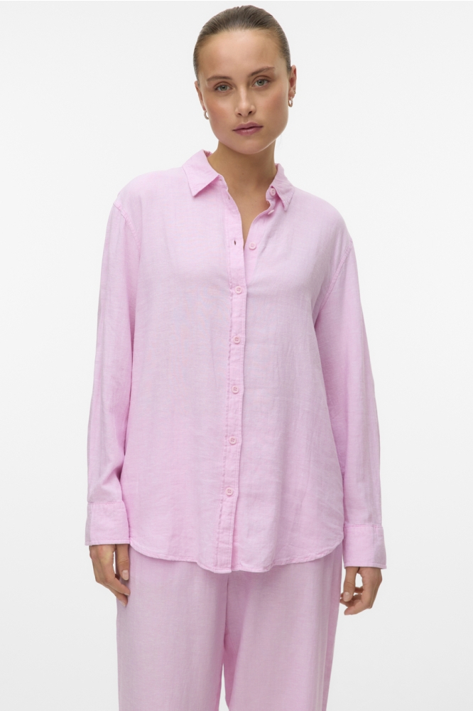 VMLINN LS SHIRT WVN NOOS 10305085 BONBON